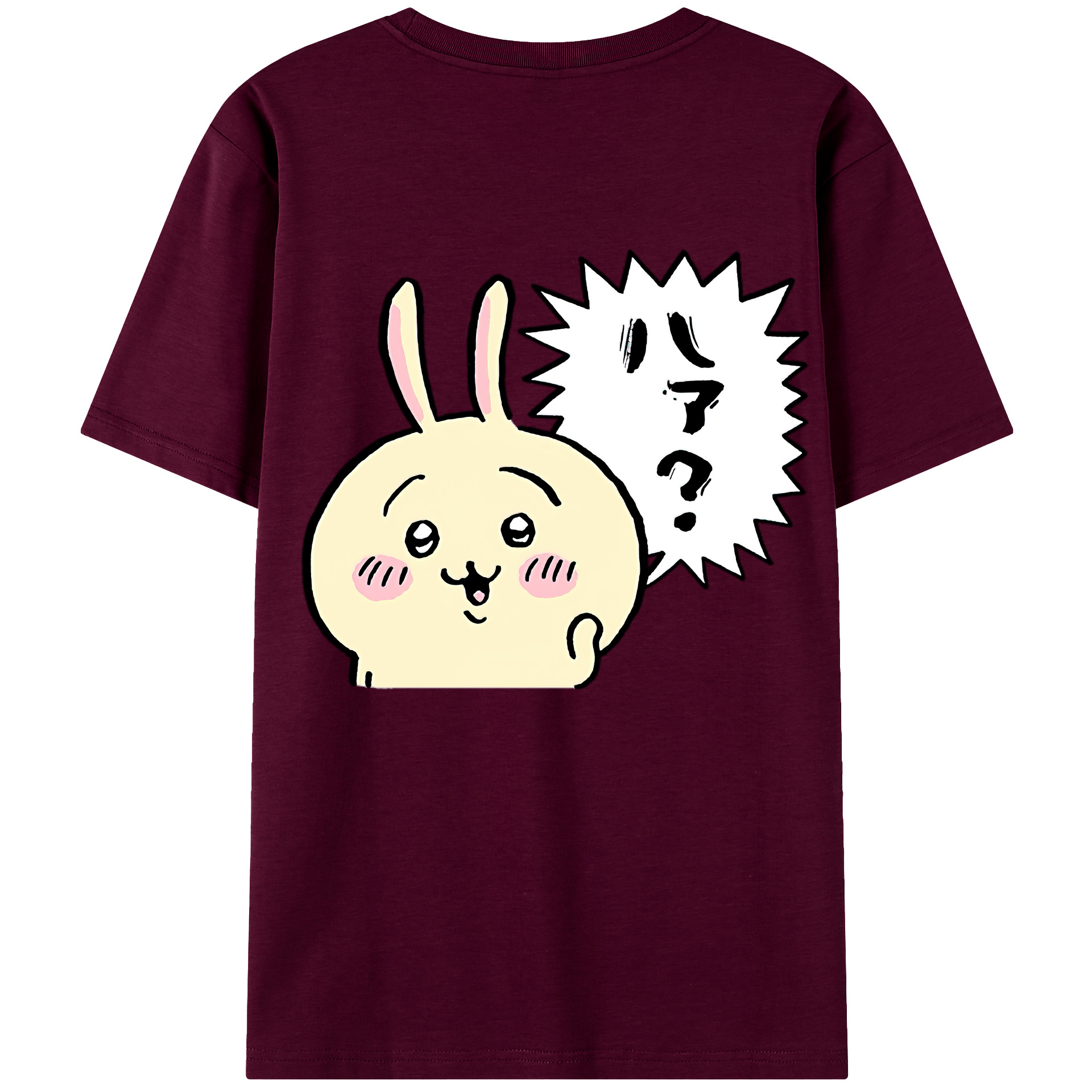 （画像用） ちいかわ うさぎ Chii-kawa usagi レディース半袖Tシャツ(バックプリント)